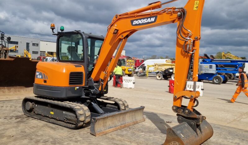 2022 Doosan DX63 6 Ton+ Excavators For Auction: Leeds, UK – 30th April, 1st, 2nd & 3rd May 25 full