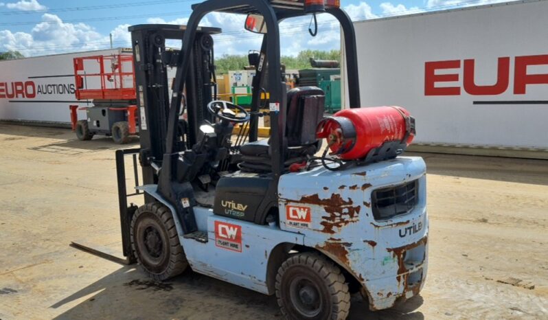 Utilev UT25P Forklifts For Auction: Leeds, UK – 30th April, 1st, 2nd & 3rd May 25 full