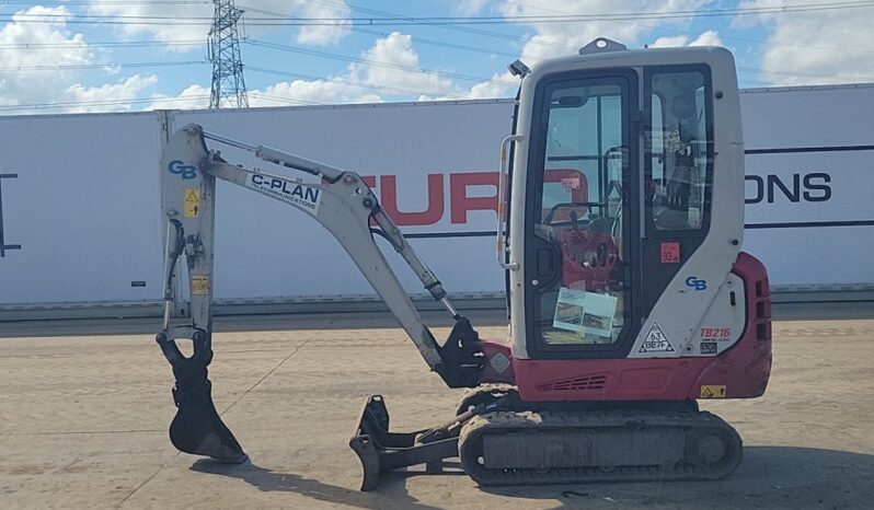 2021 Takeuchi TB216 Mini Excavators For Auction: Leeds, UK – 30th April, 1st, 2nd & 3rd May 25 full