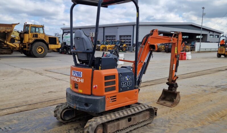 2019 Hitachi ZX19U-5A YR Mini Excavators For Auction: Leeds, UK – 30th April, 1st, 2nd & 3rd May 25 full