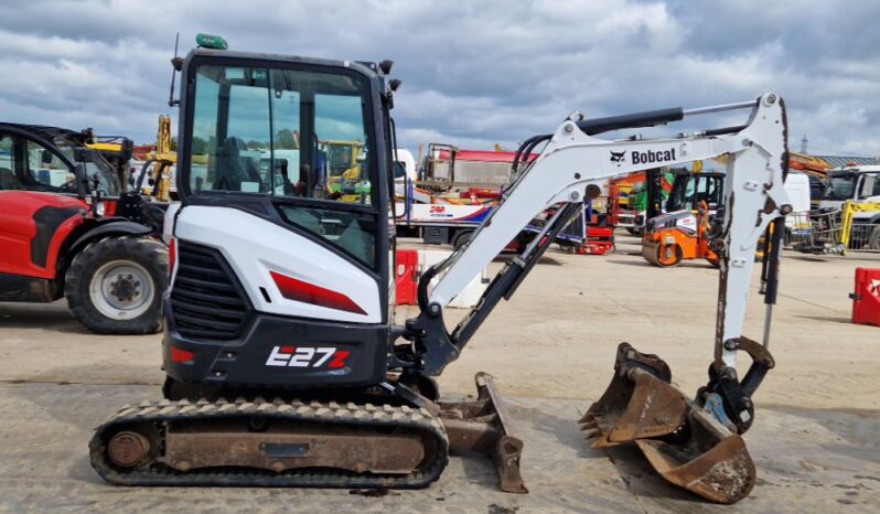 2018 Bobcat E27Z Mini Excavators For Auction: Leeds, UK – 30th April, 1st, 2nd & 3rd May 25 full
