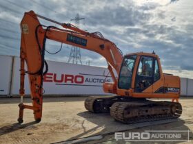 Doosan SOLAR 140LC-V 10 Ton+ Excavators For Auction: Leeds, UK – 30th April, 1st, 2nd & 3rd May 25