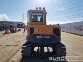 2015 Hyundai ROBEX 80CR-9A 6 Ton+ Excavators For Auction: Leeds, UK – 30th April, 1st, 2nd & 3rd May 25 full