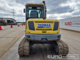 2018 Wacker Neuson EZ80 6 Ton+ Excavators For Auction: Leeds, UK – 30th April, 1st, 2nd & 3rd May 25 full