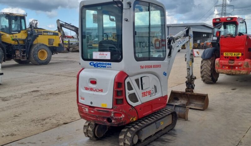 2021 Takeuchi TB216 Mini Excavators For Auction: Leeds, UK – 30th April, 1st, 2nd & 3rd May 25 full