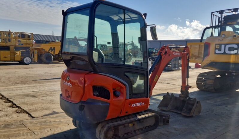 2015 Kubota KX016-4 Mini Excavators For Auction: Leeds, UK – 30th April, 1st, 2nd & 3rd May 25 full