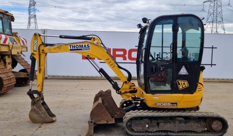 2019 JCB 8025ZTS Mini Excavators For Auction: Leeds, UK – 30th April, 1st, 2nd & 3rd May 25 full