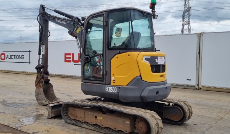 2016 Volvo ECR50D Mini Excavators For Auction: Leeds, UK – 30th April, 1st, 2nd & 3rd May 25 full