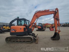 2019 Doosan DX85R-3 6 Ton+ Excavators For Auction: Leeds, UK – 30th April, 1st, 2nd & 3rd May 25 full