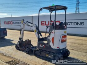 2022 Bobcat E17Z Mini Excavators For Auction: Leeds, UK – 30th April, 1st, 2nd & 3rd May 25 full