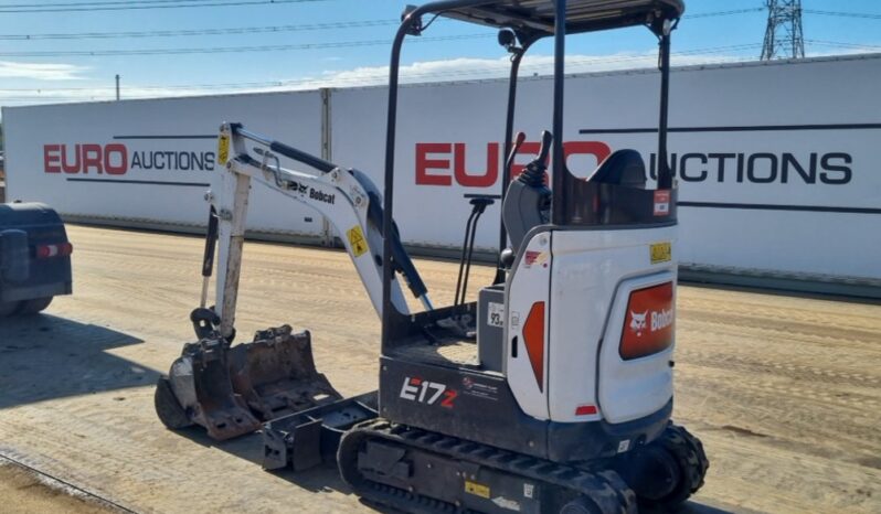 2022 Bobcat E17Z Mini Excavators For Auction: Leeds, UK – 30th April, 1st, 2nd & 3rd May 25 full