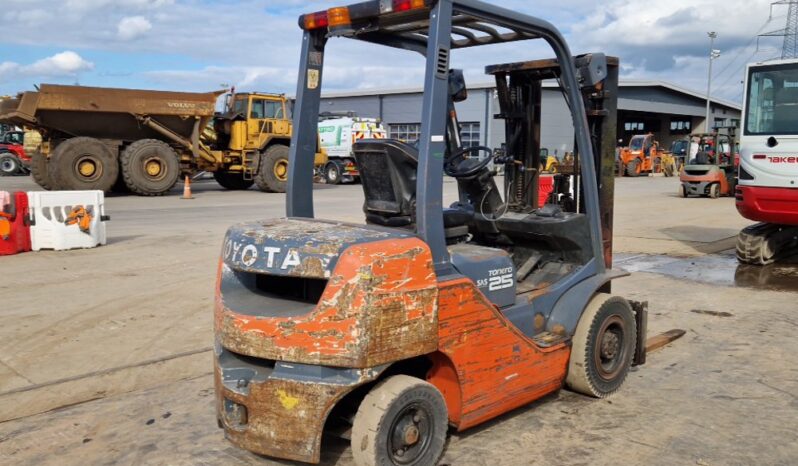 Toyota 02-8FDF25 Forklifts For Auction: Leeds, UK – 30th April, 1st, 2nd & 3rd May 25 full