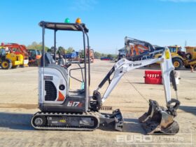 2022 Bobcat E17Z Mini Excavators For Auction: Leeds, UK – 30th April, 1st, 2nd & 3rd May 25 full