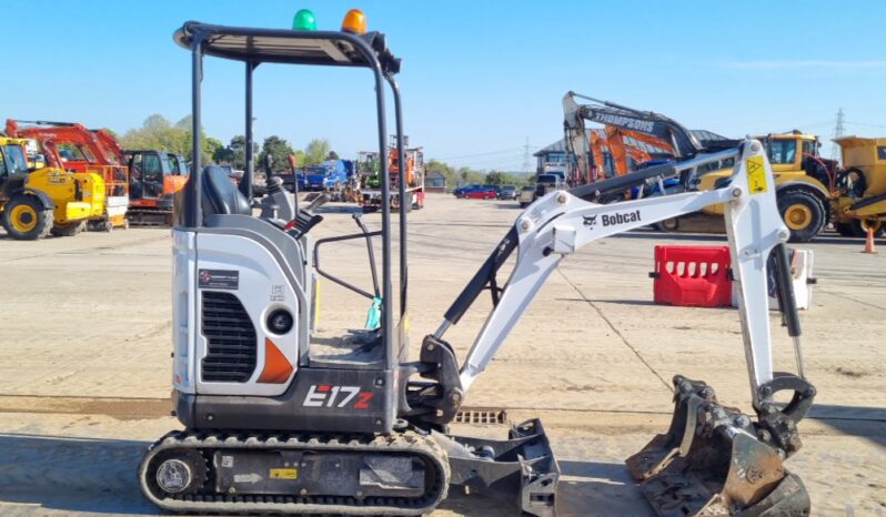 2022 Bobcat E17Z Mini Excavators For Auction: Leeds, UK – 30th April, 1st, 2nd & 3rd May 25 full