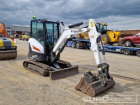 2023 Bobcat E27 Mini Excavators For Auction: Leeds, UK – 30th April, 1st, 2nd & 3rd May 25 full