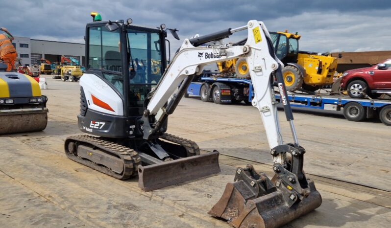 2023 Bobcat E27 Mini Excavators For Auction: Leeds, UK – 30th April, 1st, 2nd & 3rd May 25 full