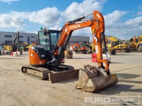 2020 Hitachi ZX48U-6 CLR Mini Excavators For Auction: Leeds, UK – 30th April, 1st, 2nd & 3rd May 25 full
