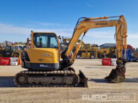 2015 Hyundai ROBEX 80CR-9A 6 Ton+ Excavators For Auction: Leeds, UK – 30th April, 1st, 2nd & 3rd May 25 full