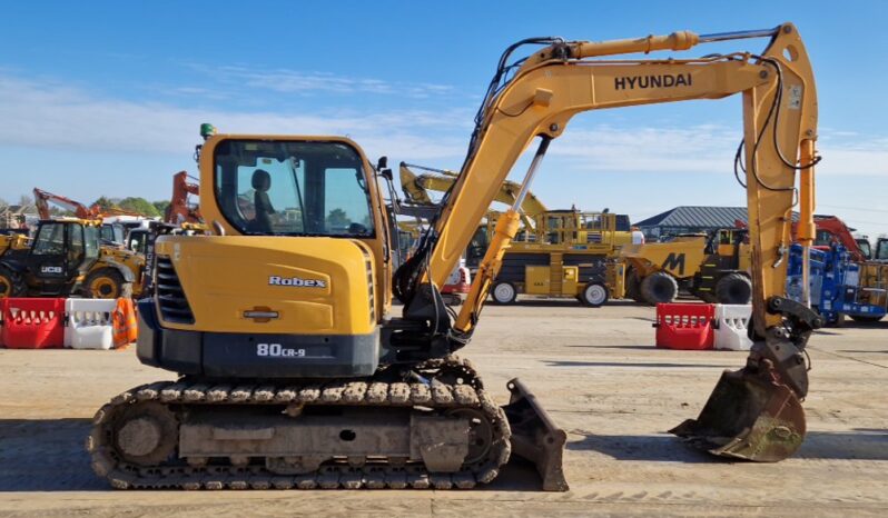 2015 Hyundai ROBEX 80CR-9A 6 Ton+ Excavators For Auction: Leeds, UK – 30th April, 1st, 2nd & 3rd May 25 full