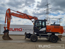 2017 Hitachi ZX220W-5B Wheeled Excavators For Auction: Leeds, UK – 30th April, 1st, 2nd & 3rd May 25 full