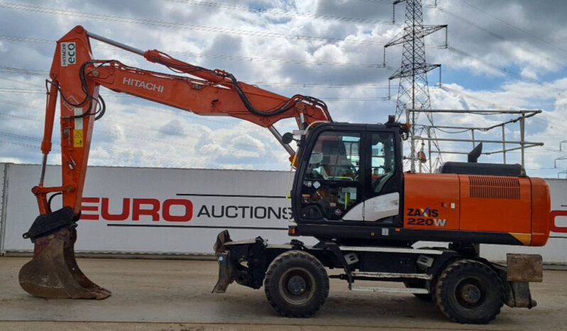 2017 Hitachi ZX220W-5B Wheeled Excavators For Auction: Leeds, UK – 30th April, 1st, 2nd & 3rd May 25 full