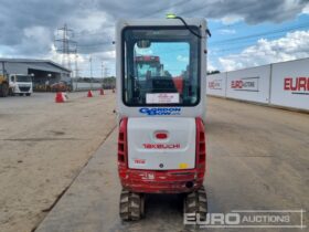 2021 Takeuchi TB216 Mini Excavators For Auction: Leeds, UK – 30th April, 1st, 2nd & 3rd May 25 full