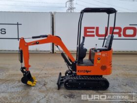 Unused 2024 JPC KV12 Micro Excavators For Auction: Leeds, UK – 30th April, 1st, 2nd & 3rd May 25 full