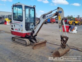 2021 Takeuchi TB216 Mini Excavators For Auction: Leeds, UK – 30th April, 1st, 2nd & 3rd May 25 full
