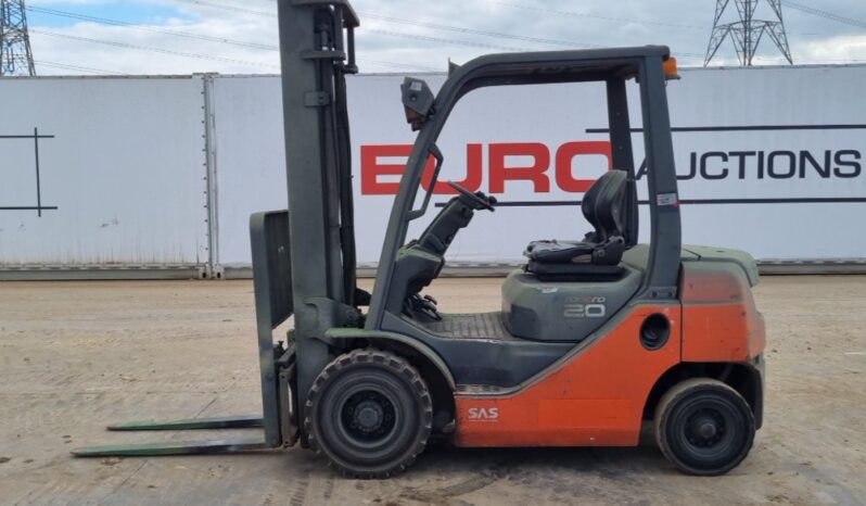 2012 Toyota 02-8FDF20 Forklifts For Auction: Leeds, UK – 30th April, 1st, 2nd & 3rd May 25 full