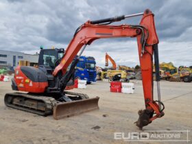 2016 Kubota KX080-4 6 Ton+ Excavators For Auction: Leeds, UK – 30th April, 1st, 2nd & 3rd May 25 full