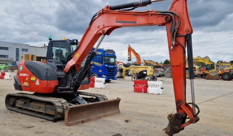 2016 Kubota KX080-4 6 Ton+ Excavators For Auction: Leeds, UK – 30th April, 1st, 2nd & 3rd May 25 full