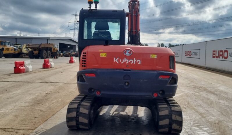 2018 Kubota KX080-4A 6 Ton+ Excavators For Auction: Leeds, UK – 30th April, 1st, 2nd & 3rd May 25 full