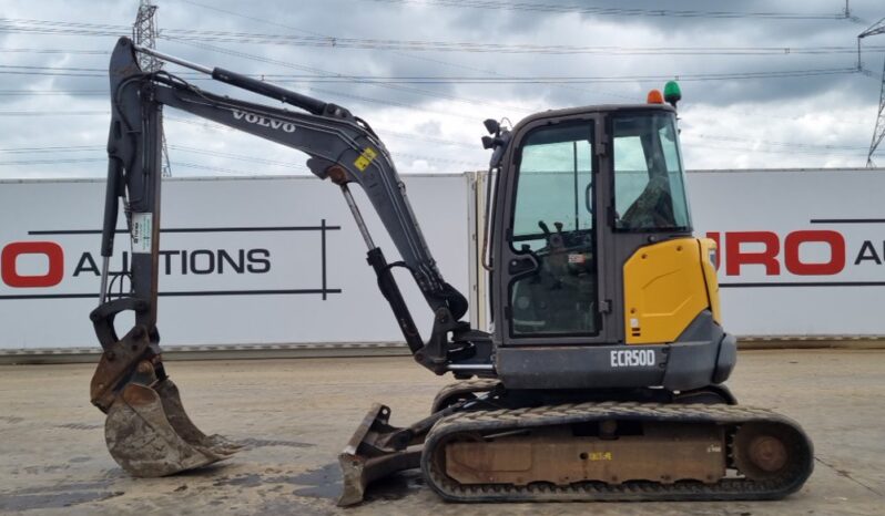 2016 Volvo ECR50D Mini Excavators For Auction: Leeds, UK – 30th April, 1st, 2nd & 3rd May 25 full