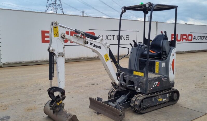 2023 Bobcat E17Z Mini Excavators For Auction: Leeds, UK – 30th April, 1st, 2nd & 3rd May 25