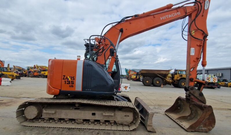 2013 Hitachi ZX135US-3 10 Ton+ Excavators For Auction: Leeds, UK – 30th April, 1st, 2nd & 3rd May 25 full