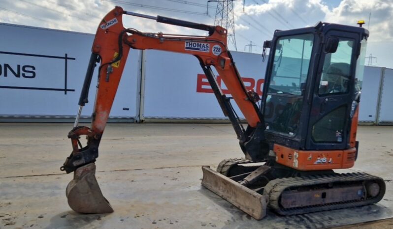 2019 Hitachi ZX26U-6 CR Mini Excavators For Auction: Leeds, UK – 30th April, 1st, 2nd & 3rd May 25