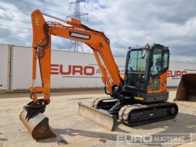 2022 Doosan DX63 6 Ton+ Excavators For Auction: Leeds, UK – 30th April, 1st, 2nd & 3rd May 25