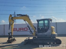 2019 Wacker Neuson EZ80 6 Ton+ Excavators For Auction: Leeds, UK – 30th April, 1st, 2nd & 3rd May 25 full