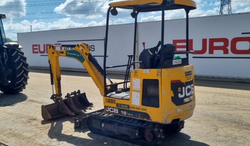 2019 JCB 16C-1 Mini Excavators For Auction: Leeds, UK – 30th April, 1st, 2nd & 3rd May 25 full