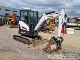 2018 Bobcat E27Z Mini Excavators For Auction: Leeds, UK – 30th April, 1st, 2nd & 3rd May 25 full