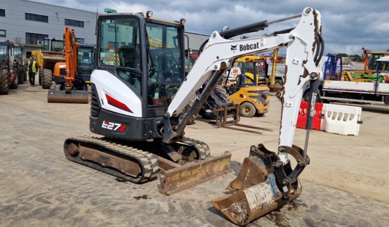 2018 Bobcat E27Z Mini Excavators For Auction: Leeds, UK – 30th April, 1st, 2nd & 3rd May 25 full