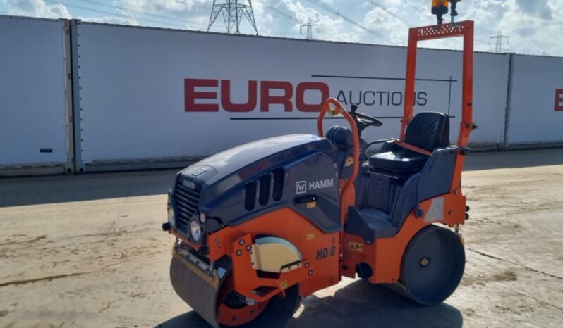 2024 Hamm HD8VV Rollers For Auction: Leeds, UK – 30th April, 1st, 2nd & 3rd May 25