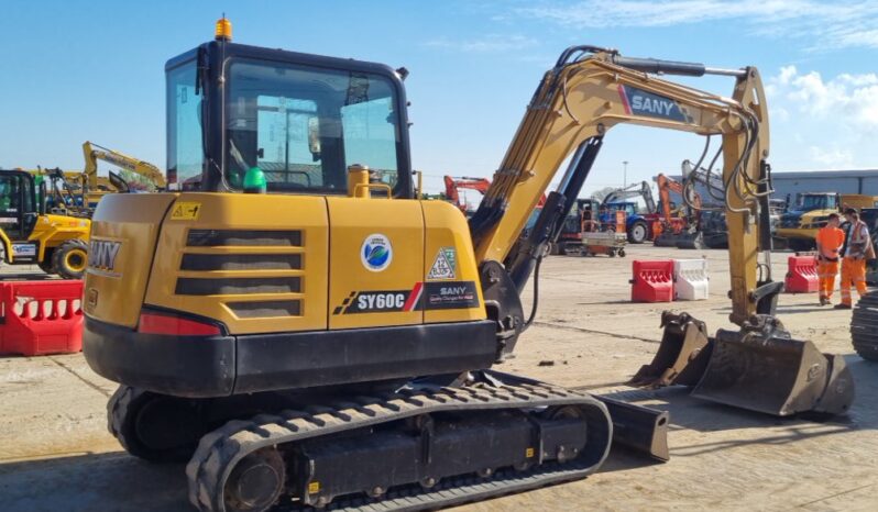 2023 Sany SY60C 6 Ton+ Excavators For Auction: Leeds, UK – 30th April, 1st, 2nd & 3rd May 25 full