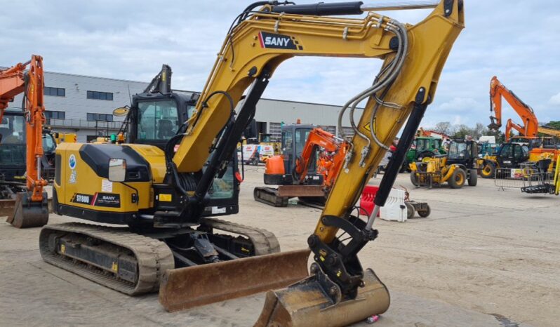 2023 Sany SY80U 6 Ton+ Excavators For Auction: Leeds, UK – 30th April, 1st, 2nd & 3rd May 25 full