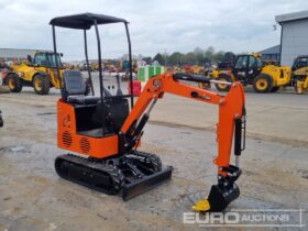 Unused 2024 JPC KV12 Micro Excavators For Auction: Leeds, UK – 30th April, 1st, 2nd & 3rd May 25 full