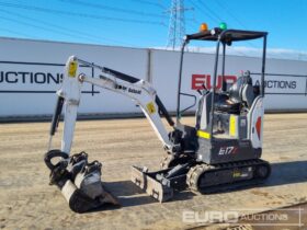2022 Bobcat E17Z Mini Excavators For Auction: Leeds, UK – 30th April, 1st, 2nd & 3rd May 25