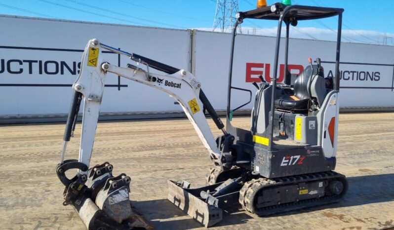 2022 Bobcat E17Z Mini Excavators For Auction: Leeds, UK – 30th April, 1st, 2nd & 3rd May 25