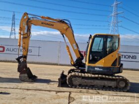 2015 Hyundai ROBEX 80CR-9A 6 Ton+ Excavators For Auction: Leeds, UK – 30th April, 1st, 2nd & 3rd May 25 full
