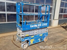 Genie GS1932 Manlifts For Auction: Leeds, UK – 30th April, 1st, 2nd & 3rd May 25