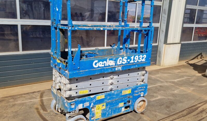 Genie GS1932 Manlifts For Auction: Leeds, UK – 30th April, 1st, 2nd & 3rd May 25